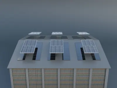 Garage Warehouse 3D model