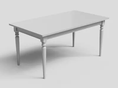 INGATORP Dining Table 3D model