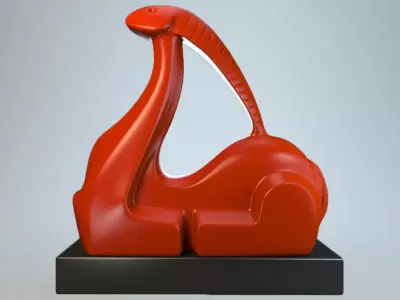 Sculpture Aries 3D model