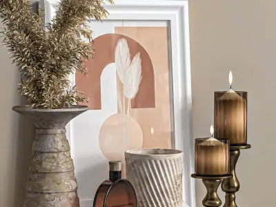 Decorative set 09 3D model