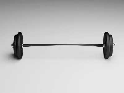 Dumbbells Iron Weights Gym Sport Equipment 3D model