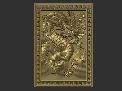 dragon 3D print model buy