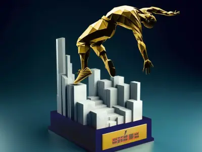 parkour figure 3D print model