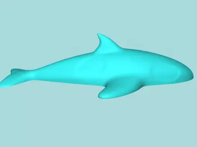 Orca Killer Whale - Wall Decor - Decoration 3D print model