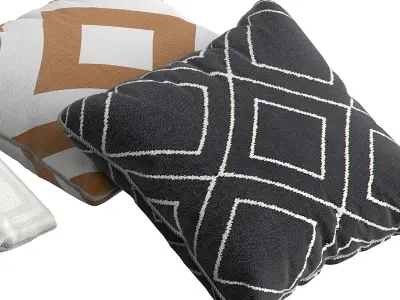 H and M Pillow Set 4 3D model