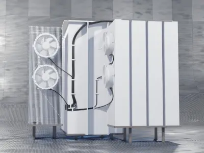 Power transformer 3D model