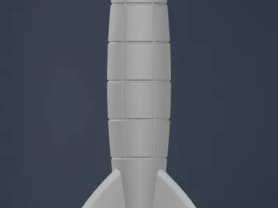Tintin Toy rocket  3D Print model 3D print model