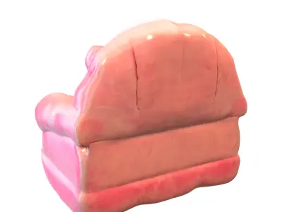 Kawaii Kids Furniture  Pack 3D model