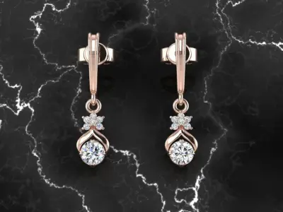 Jewelry Earring 3D print model