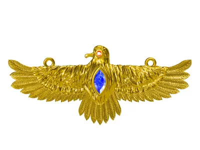 eagle pendant Jewellery Jewelcad  3D print model