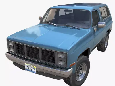 Jimmy 1985 Low-poly 3D model