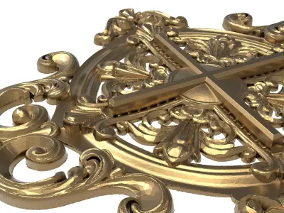  decorative pattern ready for 3D printing 3D model