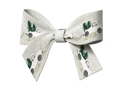 Christmas Bow Ribbon 75 Low-poly 3D model