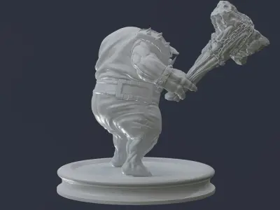 Boar Creature 3D print model