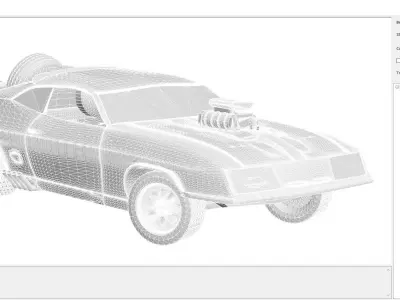 Car - v8 3D print model