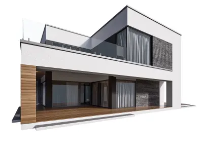 Villa 06 House Cottage Home Building 3D model