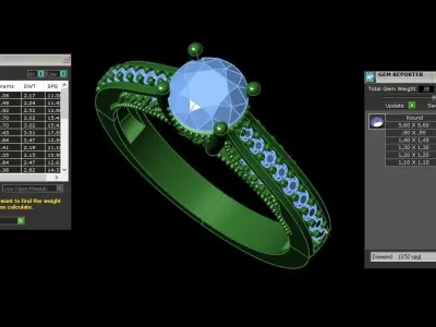 ring code 34 3D print model