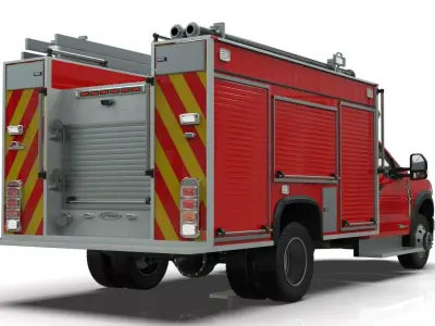 2024 F-600 FIRE TRUCK 3D model