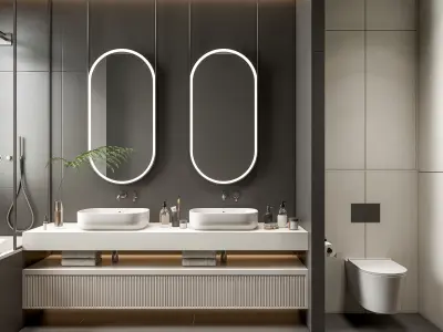 Bathroom 64 3D model