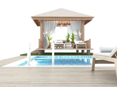 Swimming Pool 7 3D model