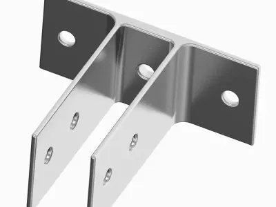 Double Ear Bracket 3D print model