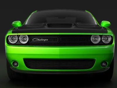 Dodge Challenger TA 2017 3D model