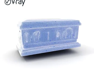 Ancient Egyptian Sarcophagus Model Pack Low-poly 3D model