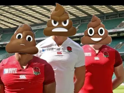 Sveiki england rugby players with poop faces 3D model