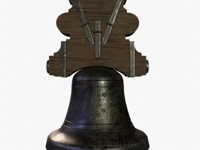 3D Church Bell Model  Game Ready Low-poly 3D model