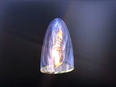 Animal Dragon Head  Low-poly 3D model