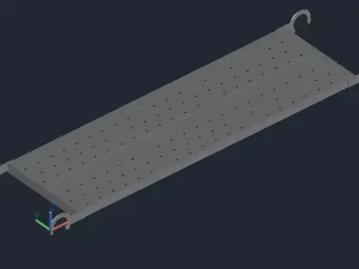 3D Scaffolding Platform 3D model