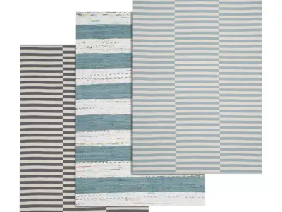 Rug Set 342 3D model
