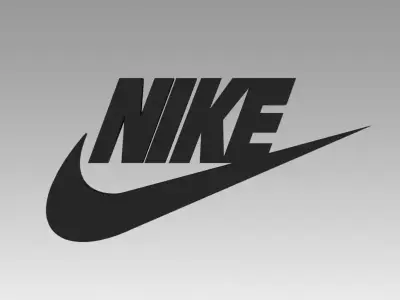 Nike logo 3D model