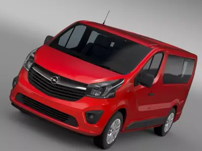 Opel Vivaro 2017 3D model