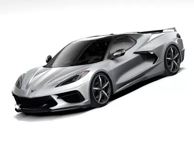 Chevrolet Corvette C8 Stingray Convertible 2020 3D model