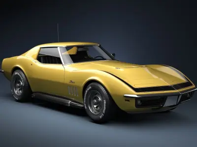 1969 Chevrolet Corvette ZL1 427 3D model