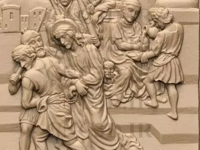 The crucifixion of Jesus Christ- Part 1 3D print model