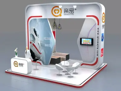 exhibition design 3D model order