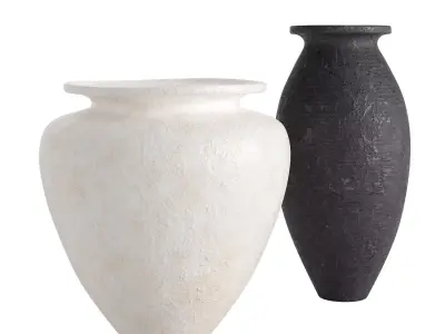 Kyoto Ceramic Vase 3D model