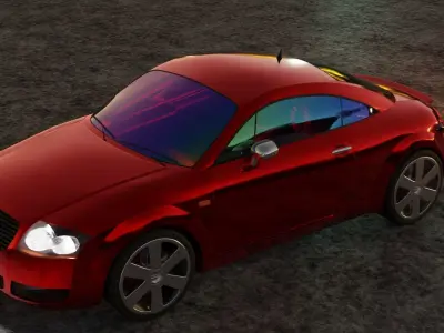 Audi TT 3D model from CGTrader