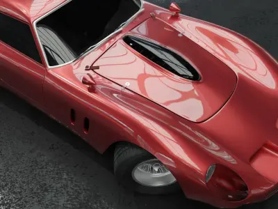 Ferrari 250 GT Breadvan Le Mans 1962f 3D model