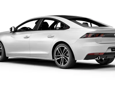 Peugeot 508 GT 2019 3D model
