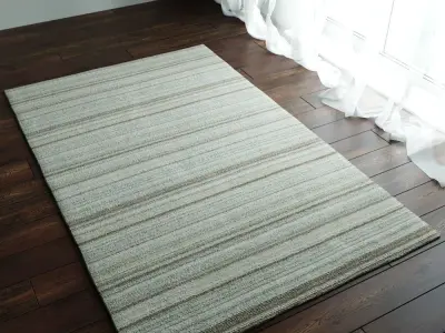 Lynx Striped Rugs 3D model