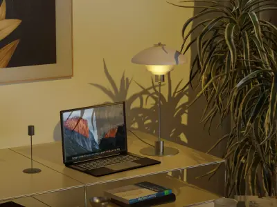 Three interior scene pack 3D model