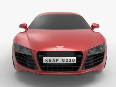 Audi r8 car 3D model