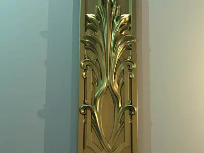 MOLDING decorative pattern ready for 3D printing 3D model 3D print model