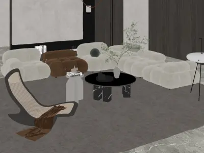 interior scene 3D model 3D model