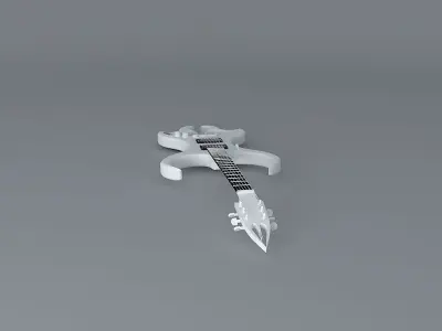 Phantom guitar Free 3D model