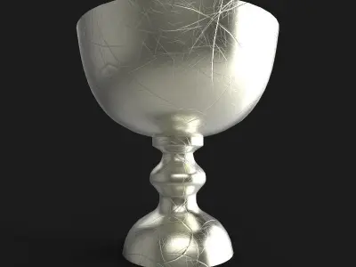 The Bowl golden cup 3D model