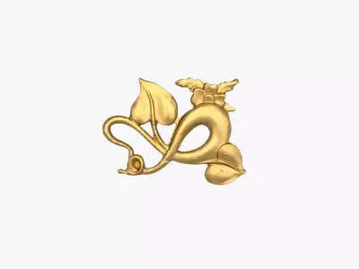 Classic decor ornament 204  3D model